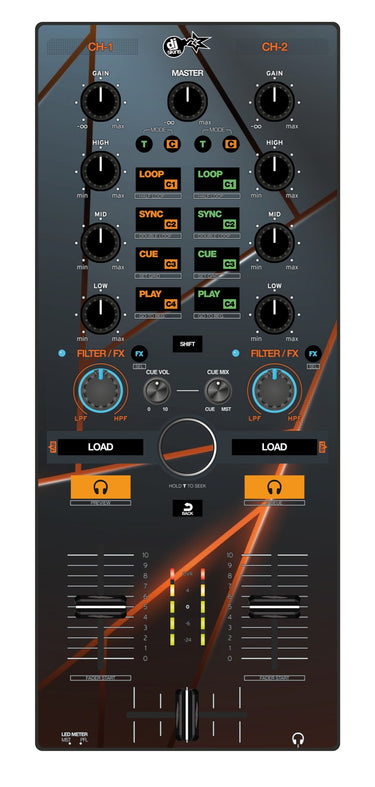 Reloop Mixtour Skin Rifter Orange
